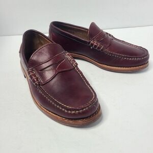 Rancourt & Co Beefroll Penny Loafers British Tan Leather Preppy Size 7D USA